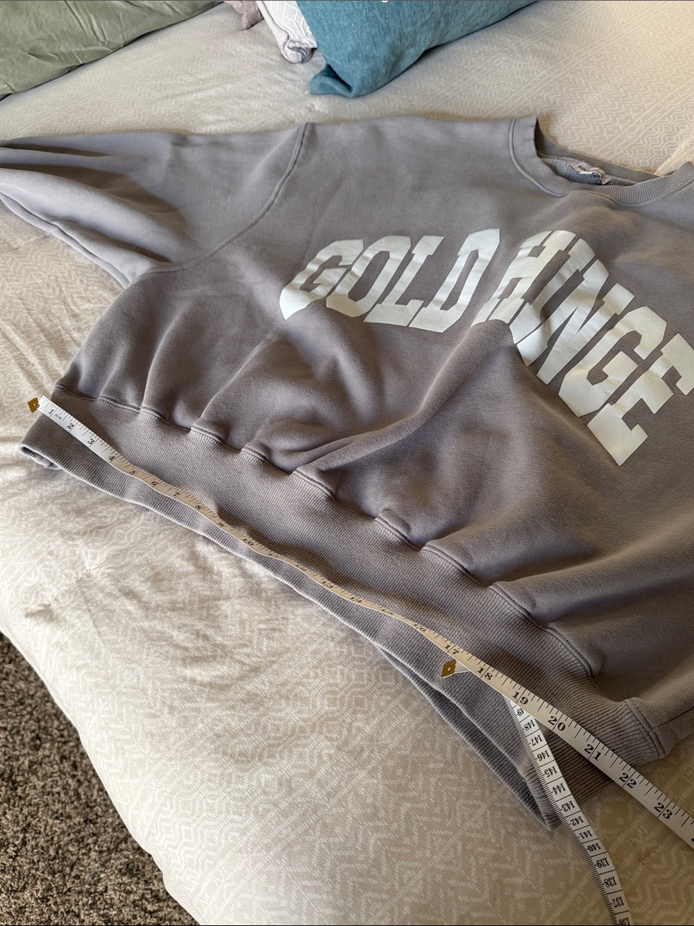 Gold Hinge LIGHT GREY GH WIDE ARM SWEATSHIRT - Picture 12 of 14